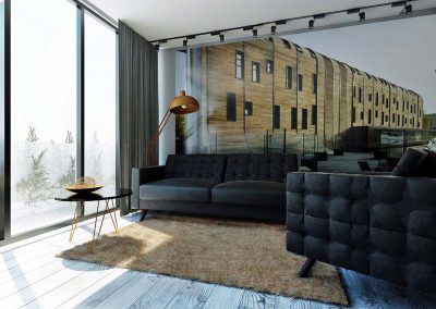 Projekt apartamentu w Nordic Haven w Bydgoszczy
